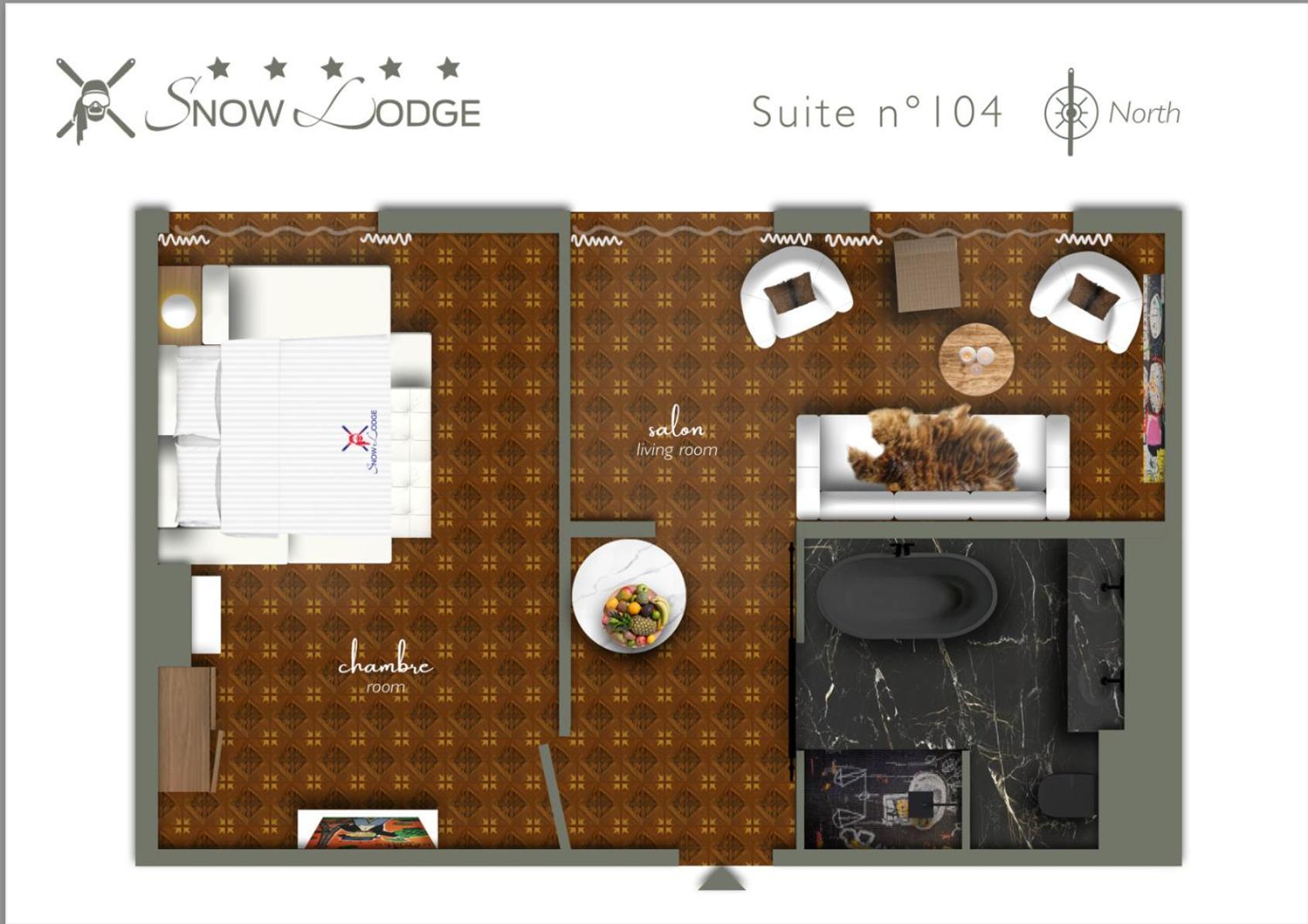 Snow Lodge Hotel Courchevel 1850 Exterior foto