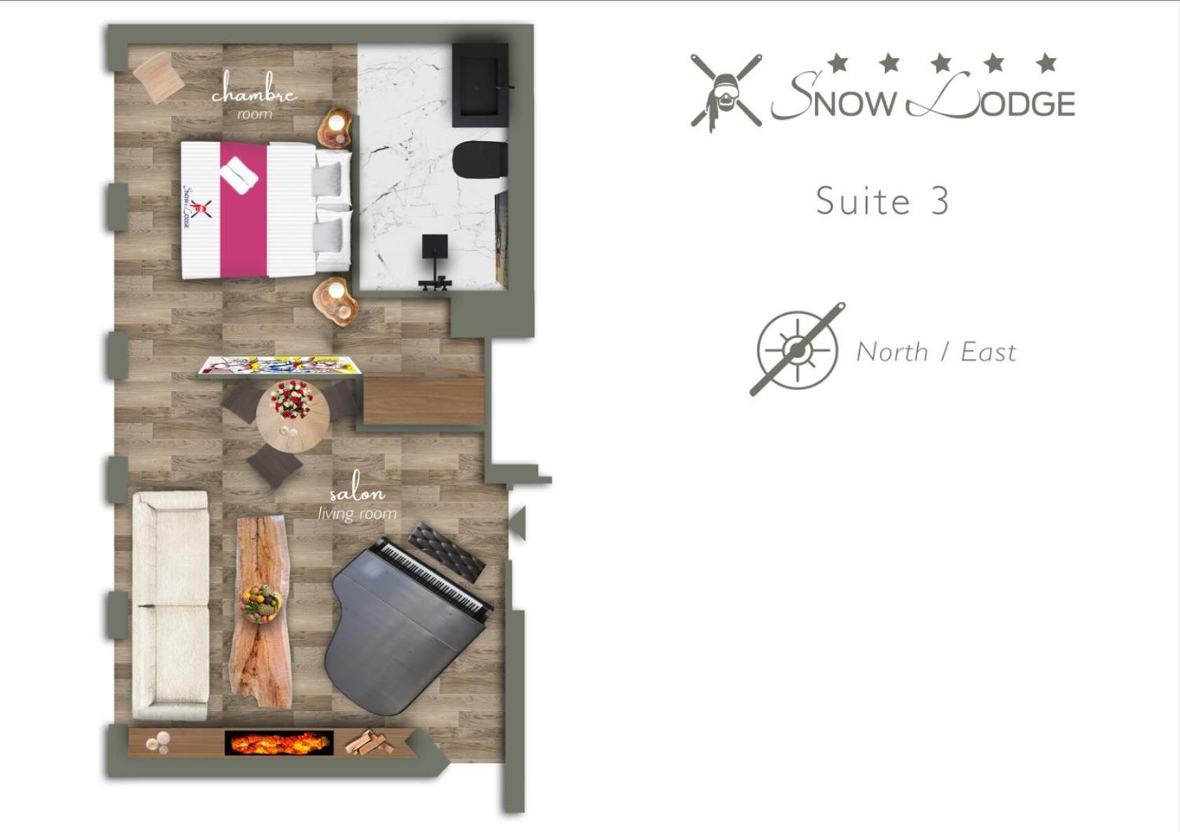 Snow Lodge Hotel Courchevel 1850 Exterior foto